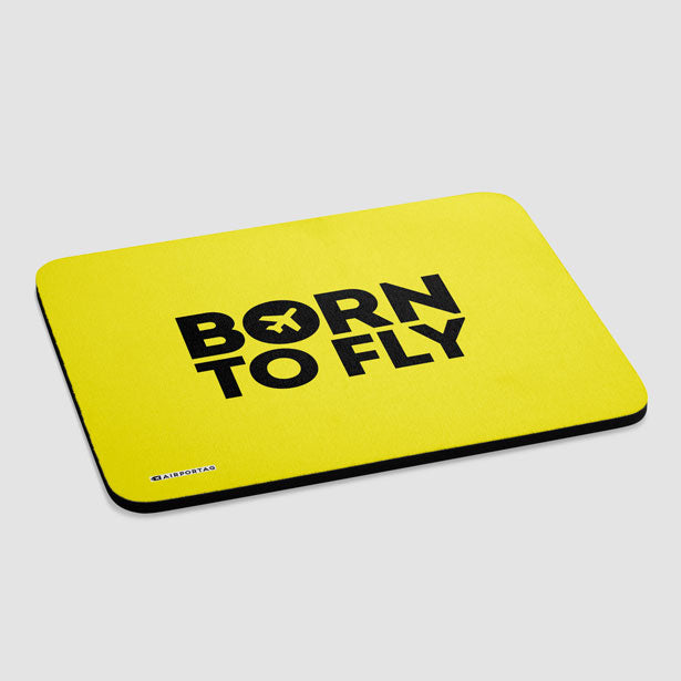 Born To Fly - Mousepad - Airportag