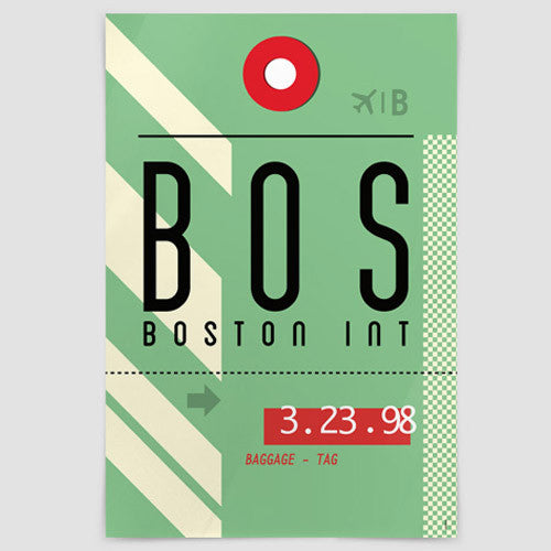 BOS - Poster - Airportag