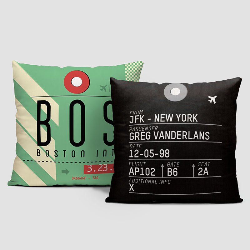 BOS - Throw Pillow