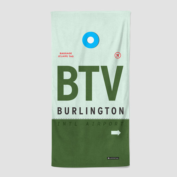 BTV - Beach Towel - Airportag