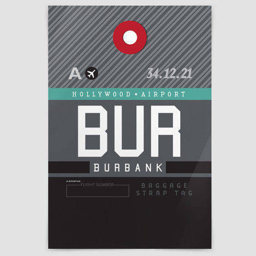 BUR - Poster - Airportag