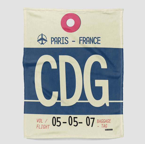 CDG - Blanket - Airportag