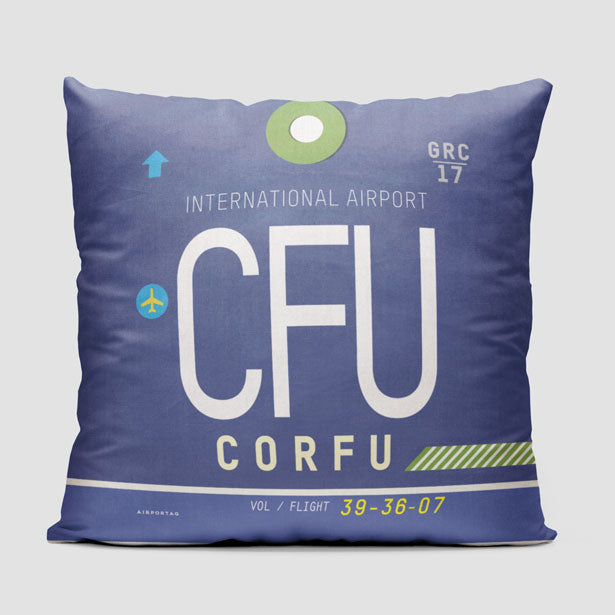 CFU - Throw Pillow - Airportag