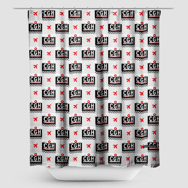 CGH - Shower Curtain - Airportag