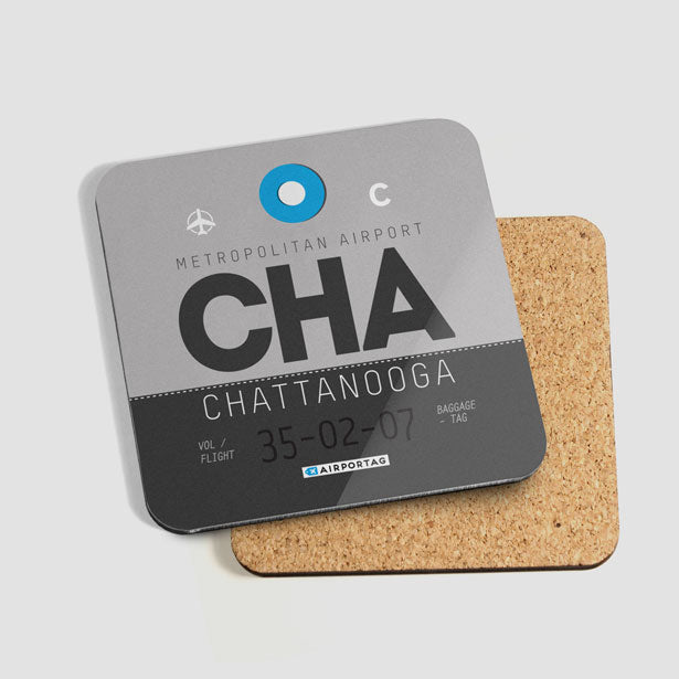 CHA - Coaster - Airportag