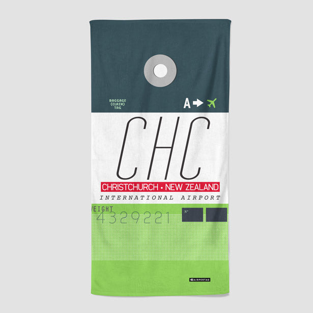 CHC - Beach Towel - Airportag