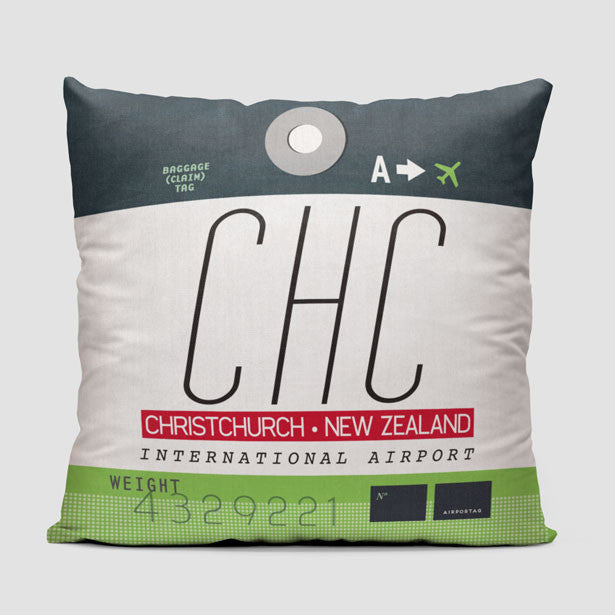 CHC - Throw Pillow - Airportag