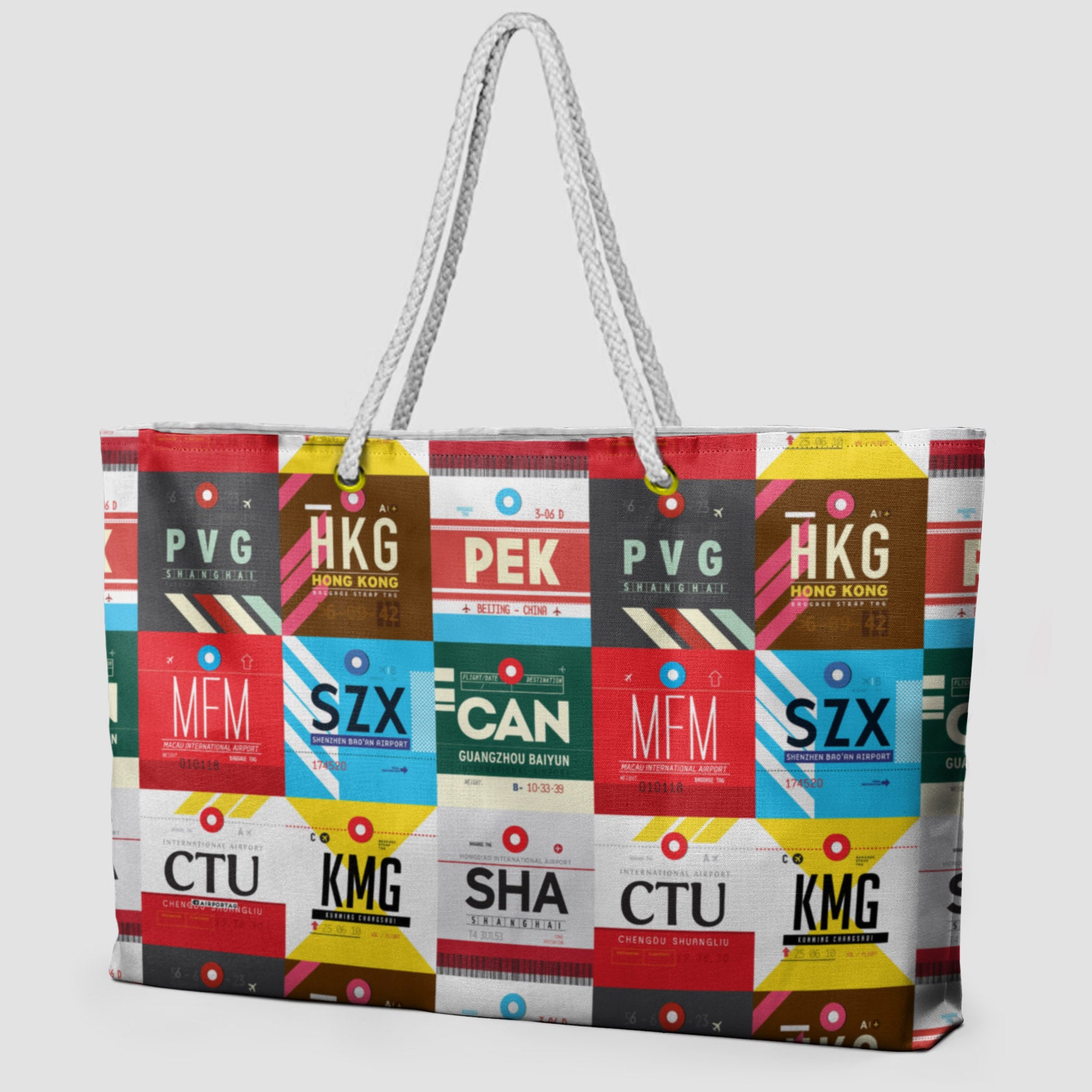 Chinese Airports - Weekender Bag - Airportag