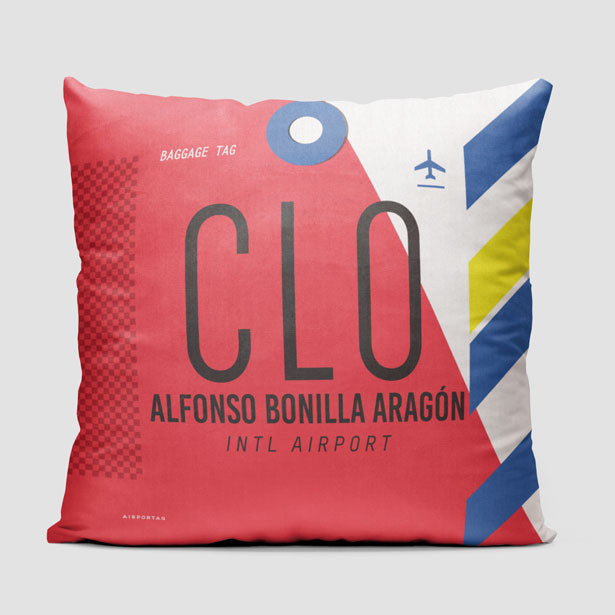 CLO - Throw Pillow - Airportag