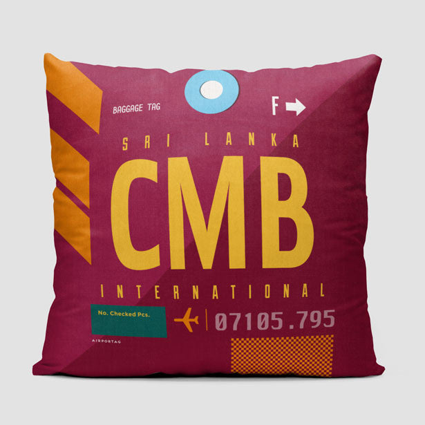 CMB - Throw Pillow - Airportag