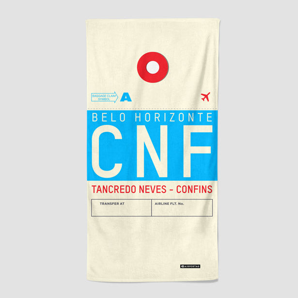 CNF - Beach Towel - Airportag