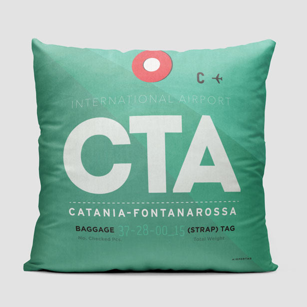 CTA - Throw Pillow - Airportag