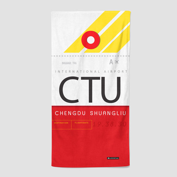 CTU - Beach Towel - Airportag