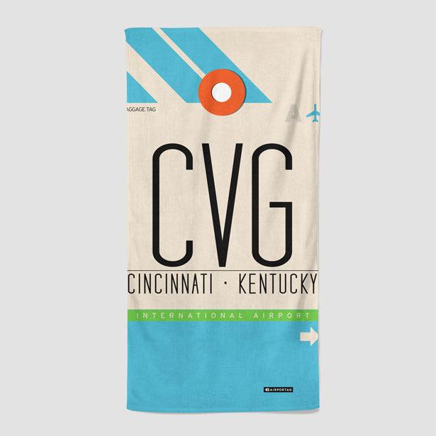 CVG - Beach Towel - Airportag