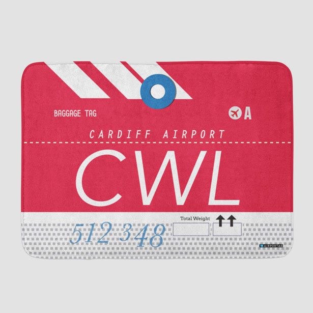 CWL - Bath Mat - Airportag
