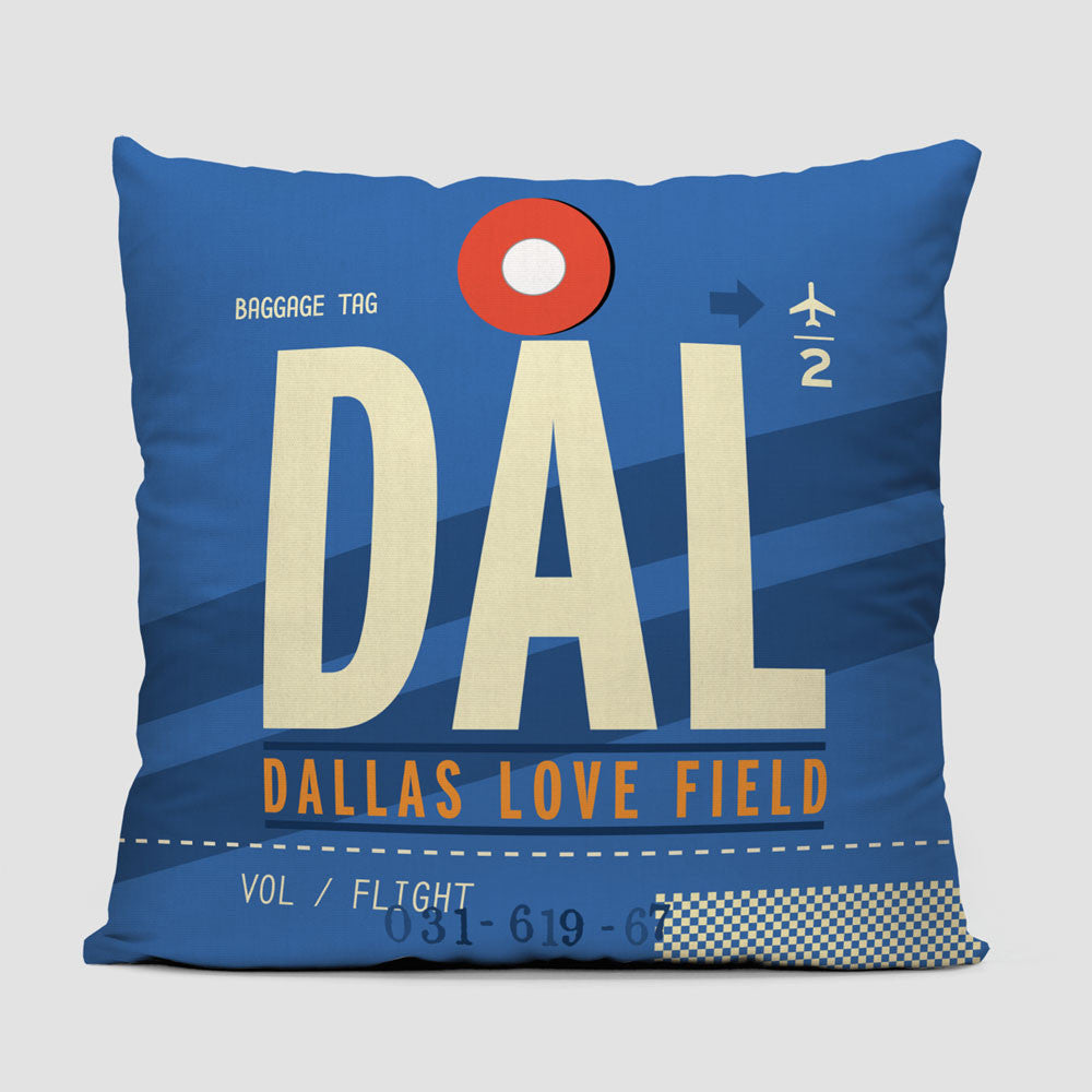 DAL - Throw Pillow - Airportag