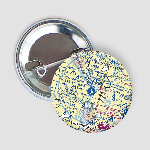 DCA Sectional - Button - Airportag