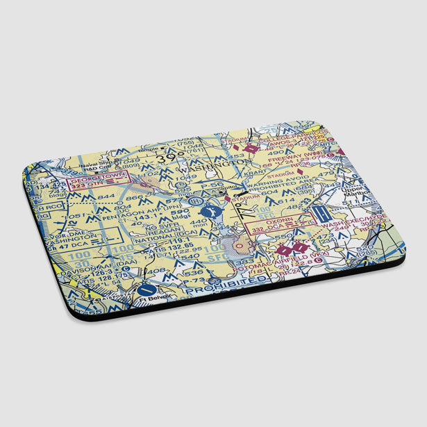 DCA Sectional - Mousepad - Airportag