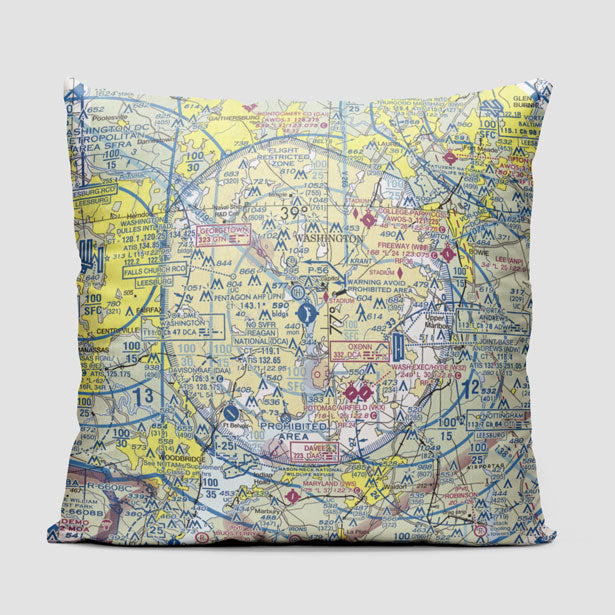 DCA Sectional - Throw Pillow - Airportag