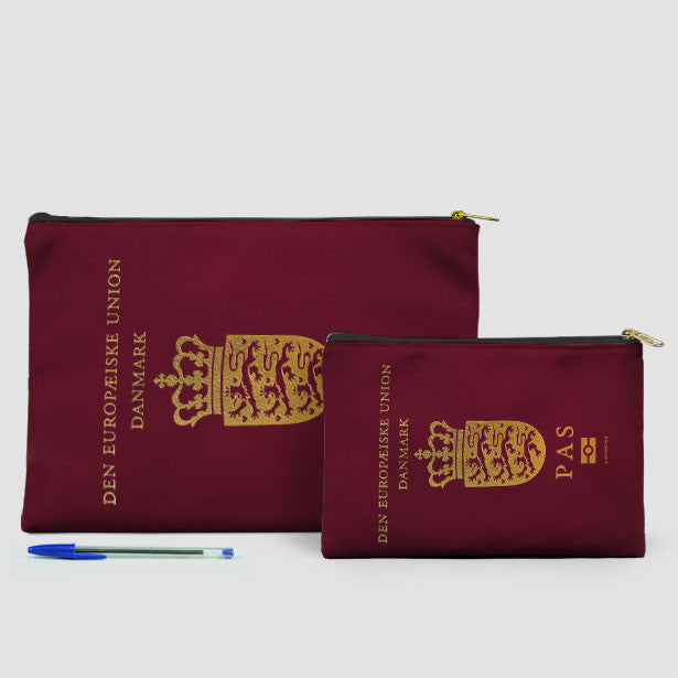 Denmark - Passport Pouch Bag - Airportag