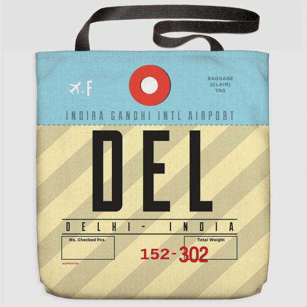 DEL - Tote Bag - Airportag