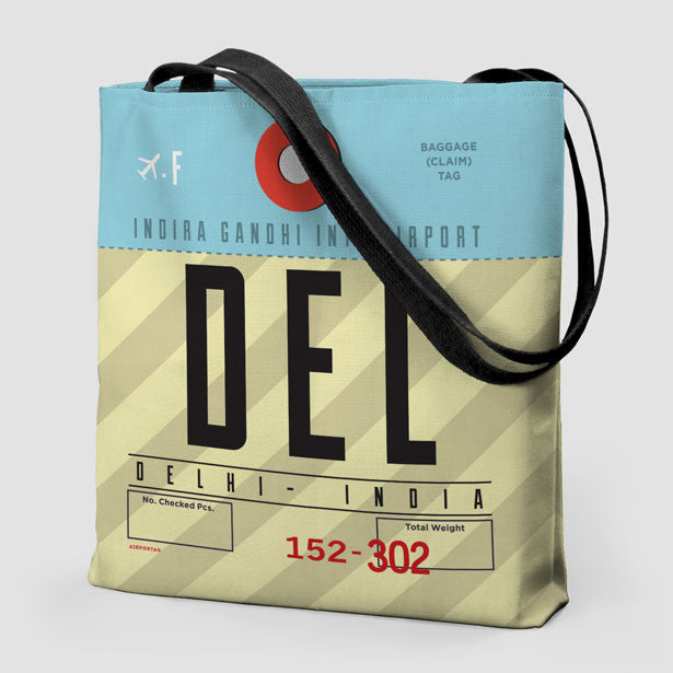 DEL - Tote Bag - Airportag