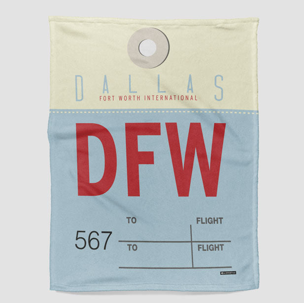 DFW - Blanket - Airportag