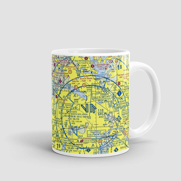 DFW Sectional - Mug - Airportag