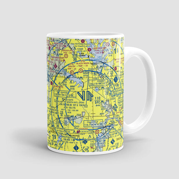 DFW Sectional - Mug - Airportag