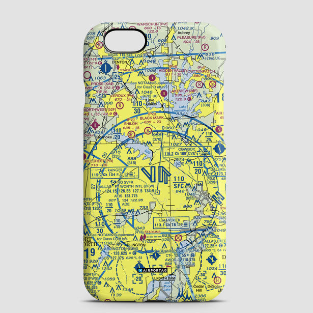 DFW Sectional - Phone Case - Airportag