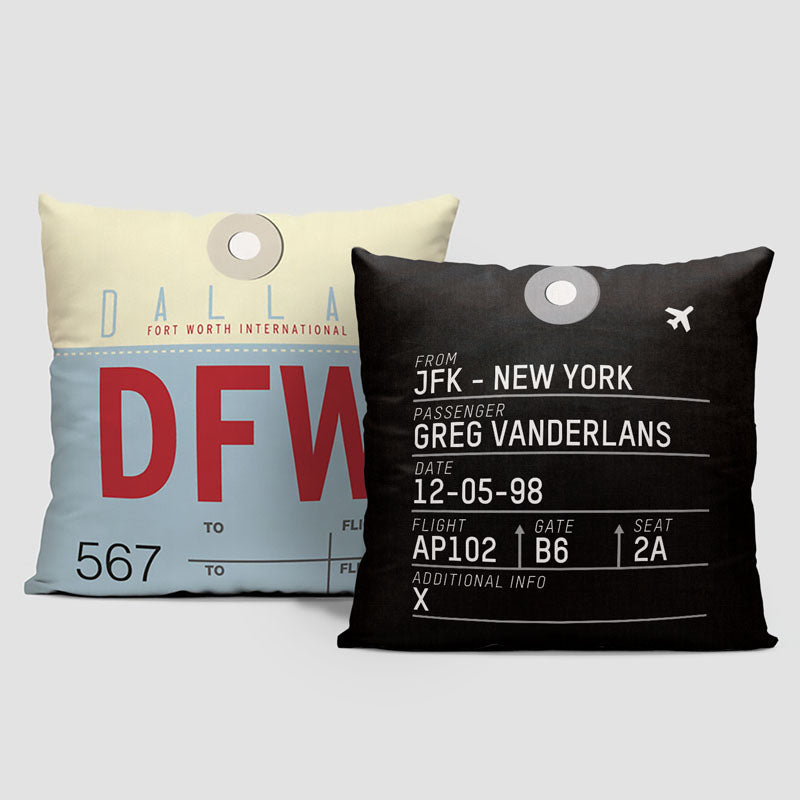 DFW - Throw Pillow