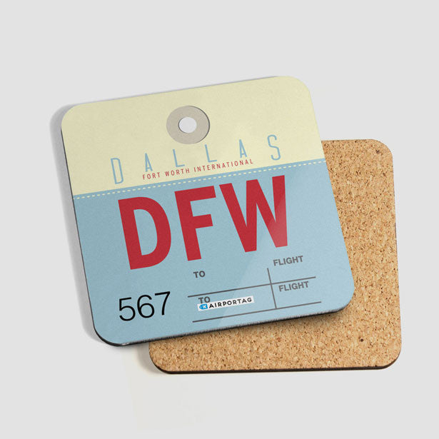 DFW - Coaster - Airportag