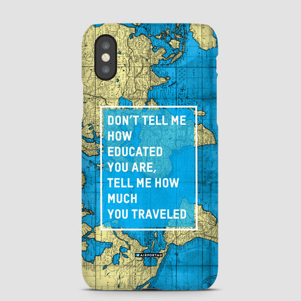 Don't tell me - Phone Case - Airportag