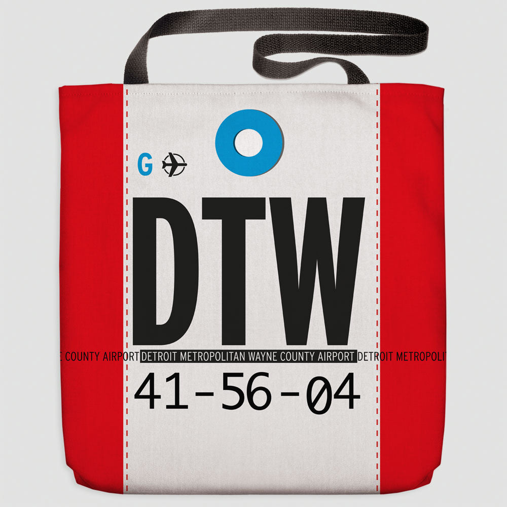 DTW - Tote Bag - Airportag