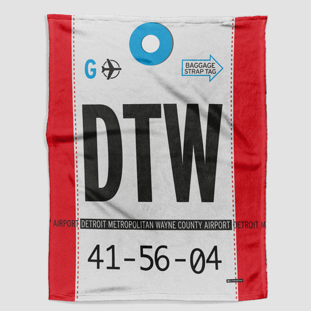 DTW - Blanket - Airportag