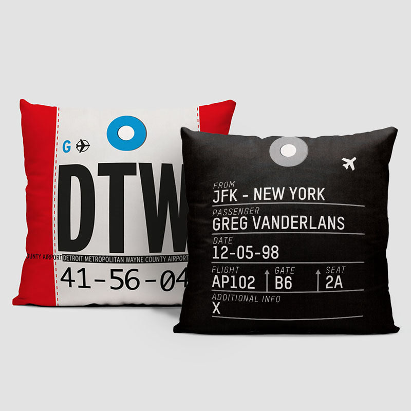 DTW - Throw Pillow