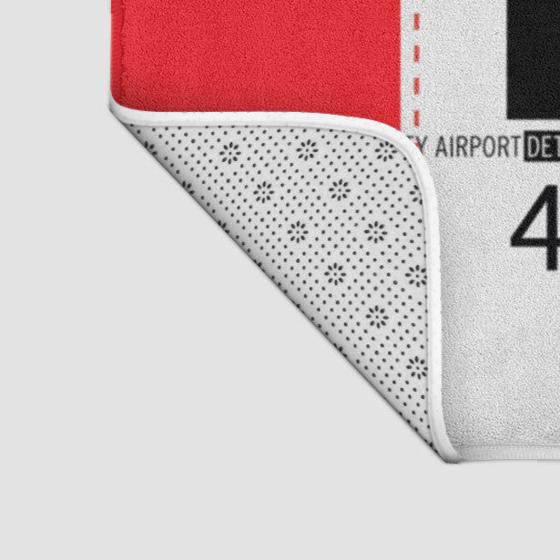 DTW - Bath Mat - Airportag