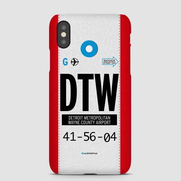 DTW - Phone Case - Airportag