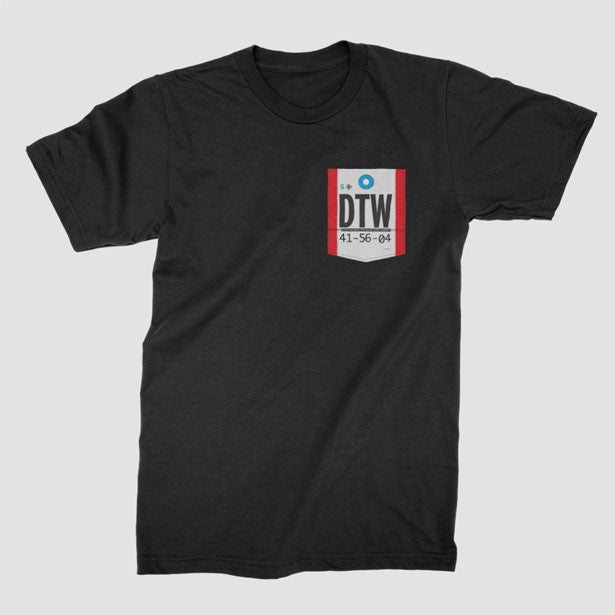 DTW - Fake Pocket Men's Tee - Airportag