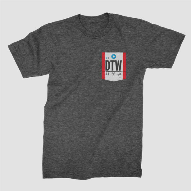 DTW - Fake Pocket Men's Tee - Airportag