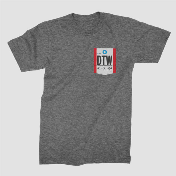 DTW - Fake Pocket Men's Tee - Airportag