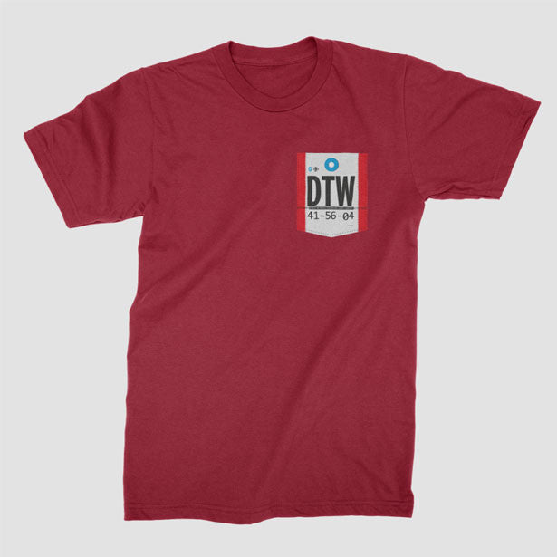 DTW - Fake Pocket Men's Tee - Airportag