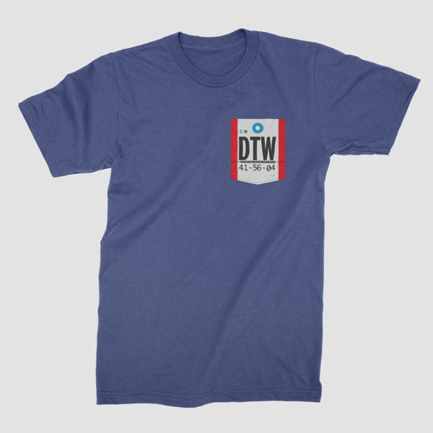 DTW - Fake Pocket Men's Tee - Airportag