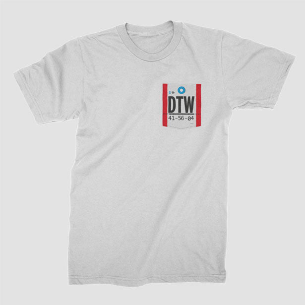 DTW - Fake Pocket Men's Tee - Airportag