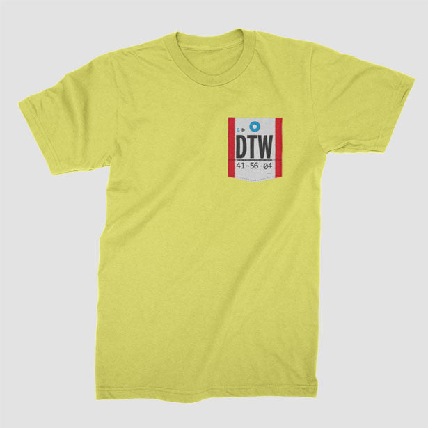 DTW - Fake Pocket Men's Tee - Airportag