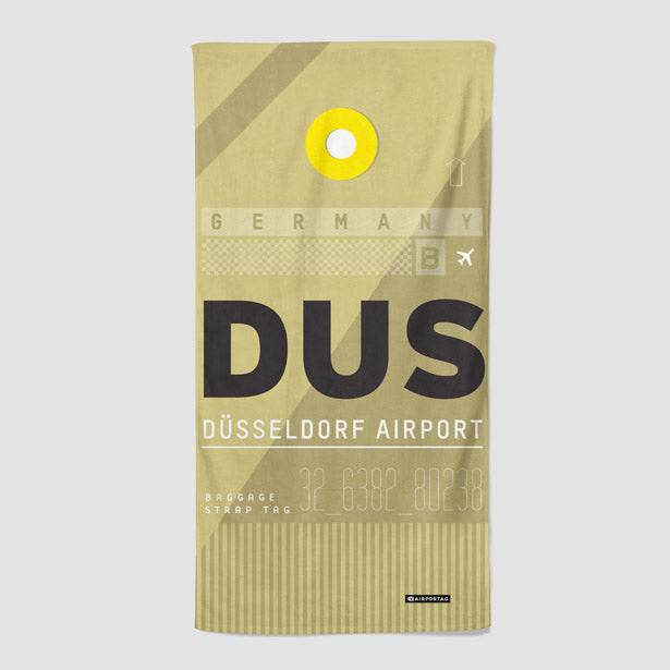 DUS - Beach Towel - Airportag