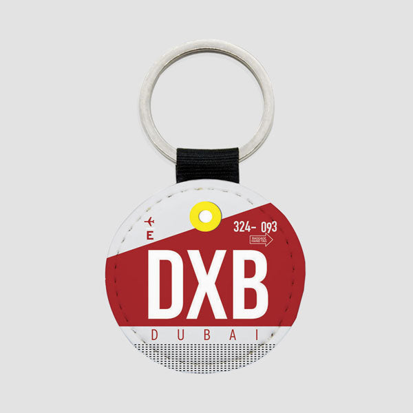 DXB - Round Keychain