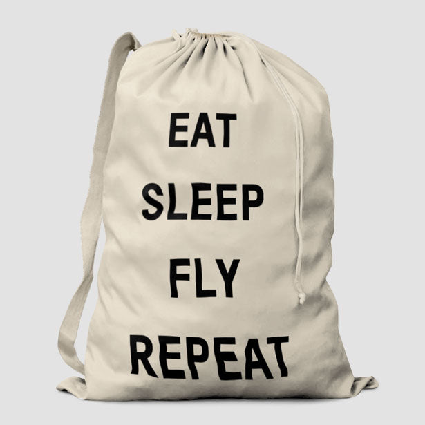 Eat Sleep Fly - Laundry Bag - Airportag