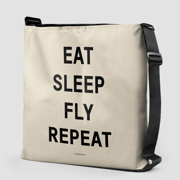 Eat Sleep Fly - Tote Bag - Airportag