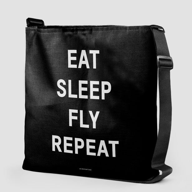 Eat Sleep Fly - Tote Bag - Airportag